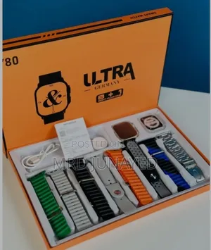 Y80 Ultra Smartwatch With 8 Strap