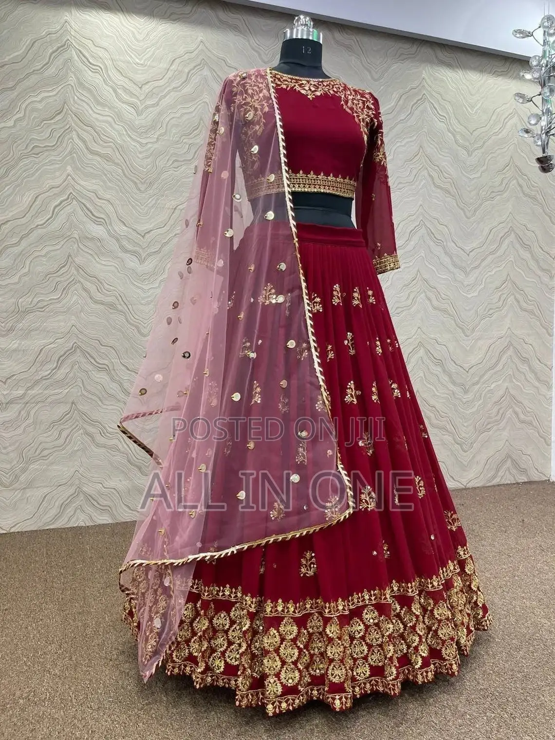 Readymade Embroidered Party Dress