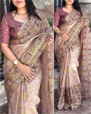 Digital Print Saree and Blouse
