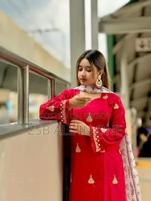 Embroidery Cotton Three Piece New Update