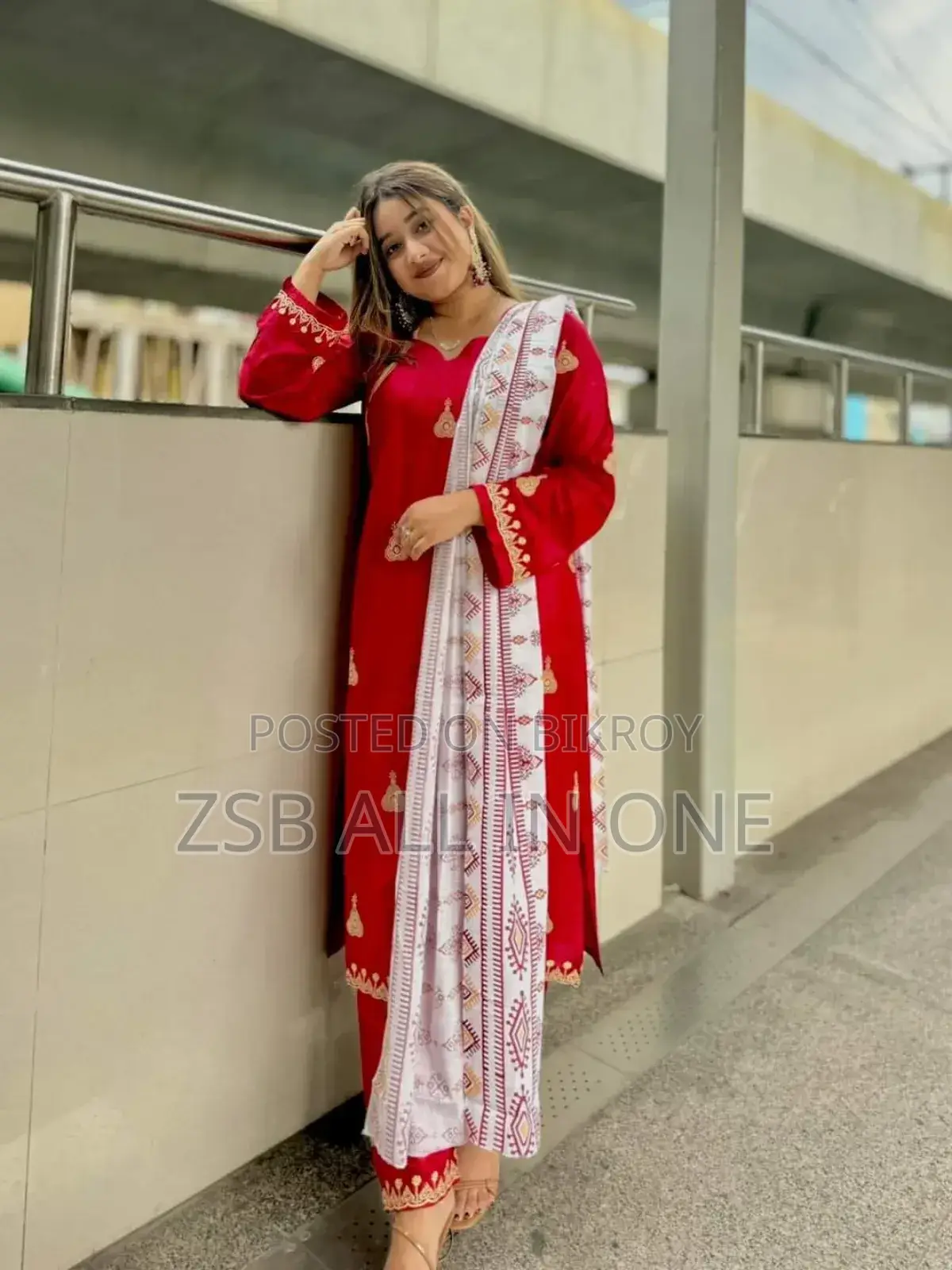 Embroidery Cotton Three Piece New Update