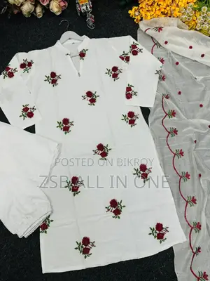 Embroidery Cotton Three Piece New Update Collection
