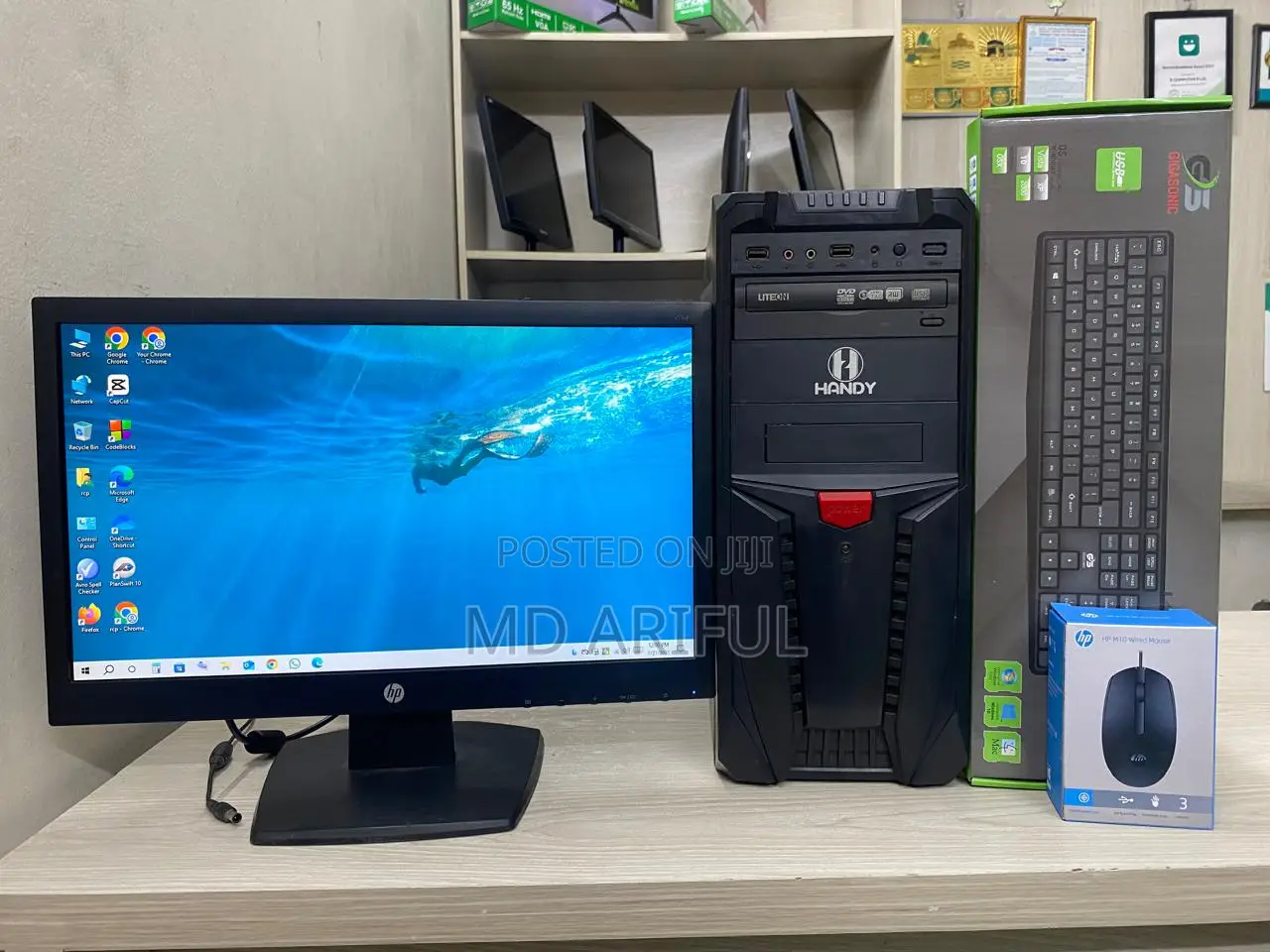 Desktop Computer 16GB Intel Core I3 SSD 128GB