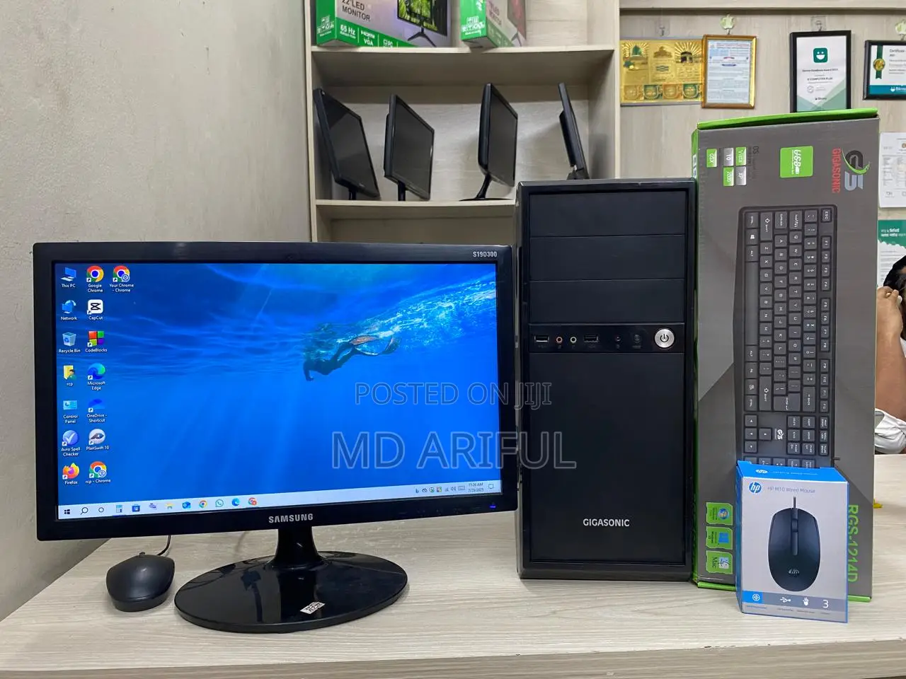 Desktop Computer 16GB Intel Core I5 SSD 256GB