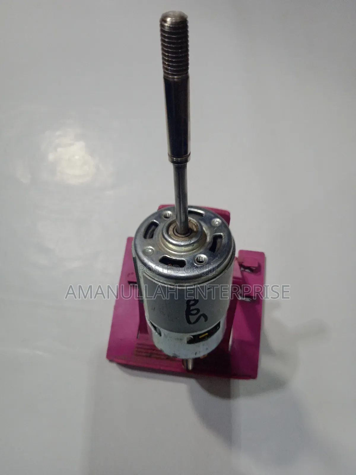 Rs-755 Dc Motor, Specifically a 12v Model With a Long Shaft