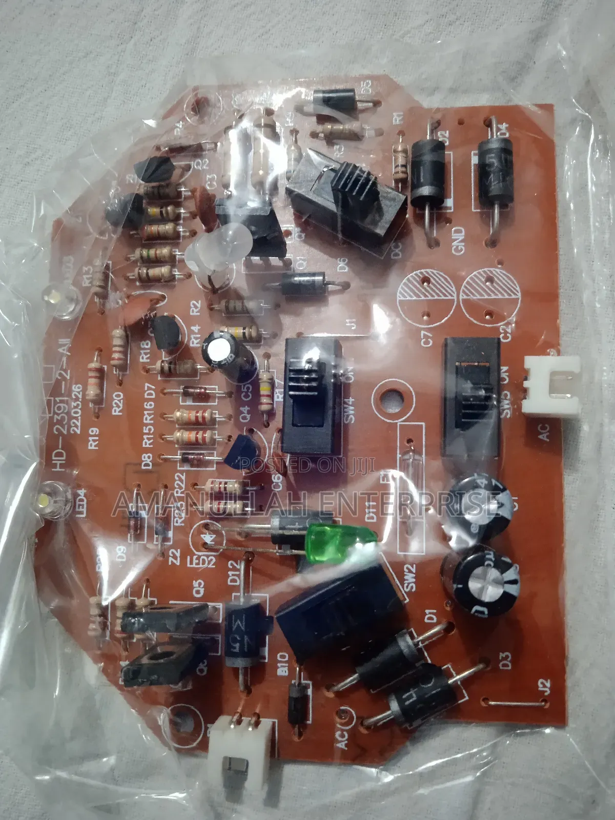 Charger Fan Circuit Board for Ac/Dc Charger Fans,