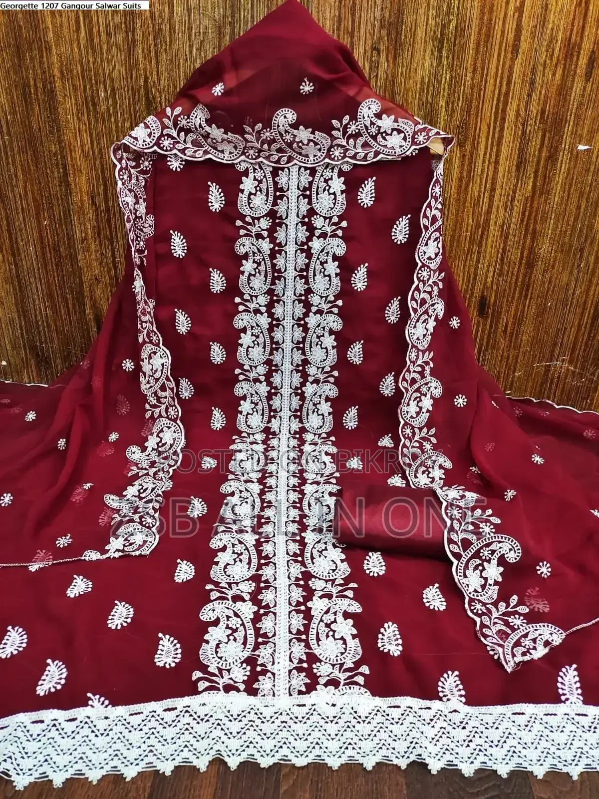 Embroidery Work Fully Ready Three-Piece Collection.