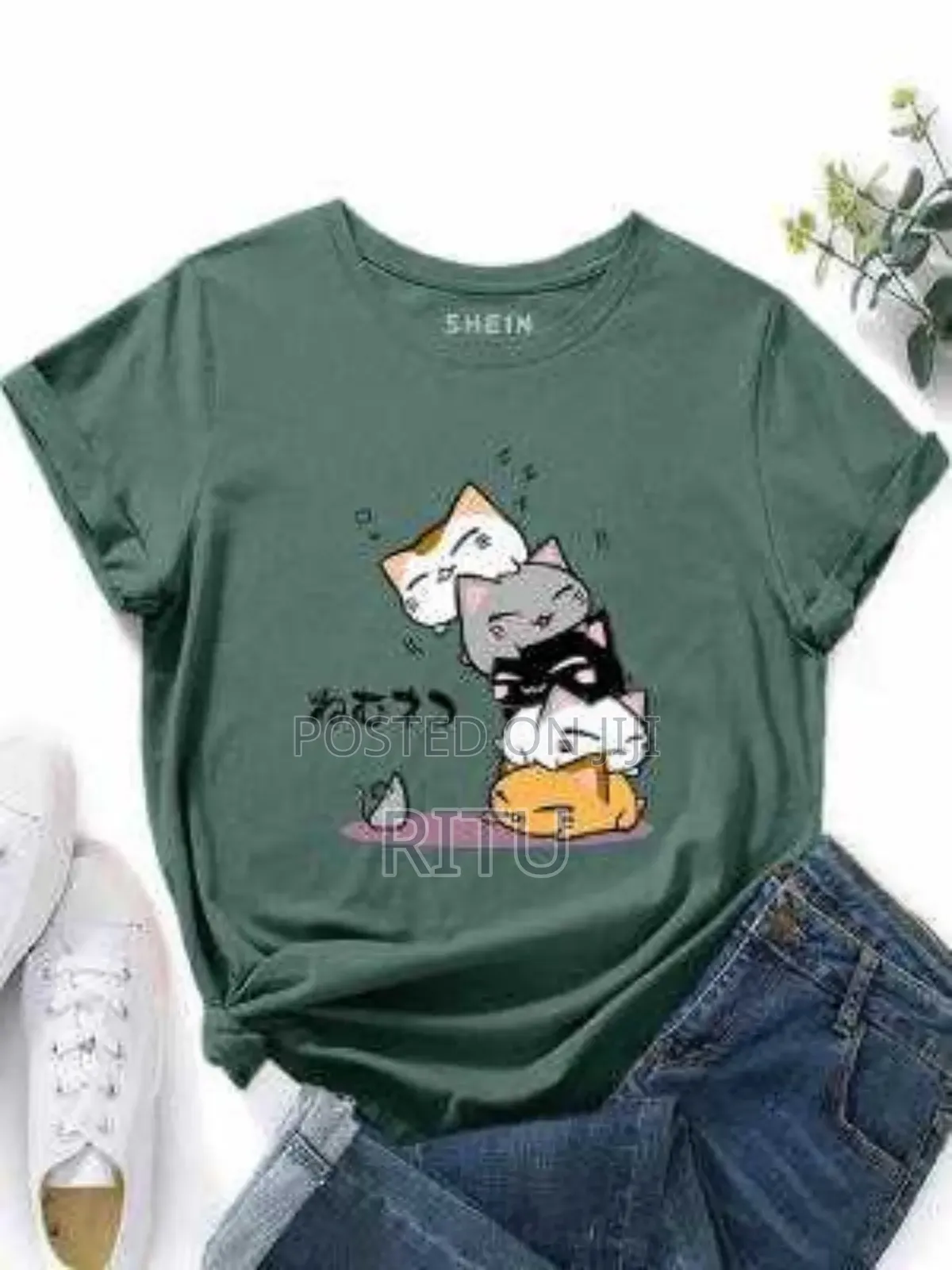 Ladies T-Shirt Measurements: