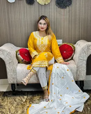 Embroidery Cotton Three Piece New Model