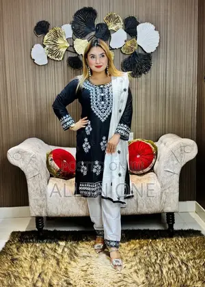 New Model Three Piece Embroidered