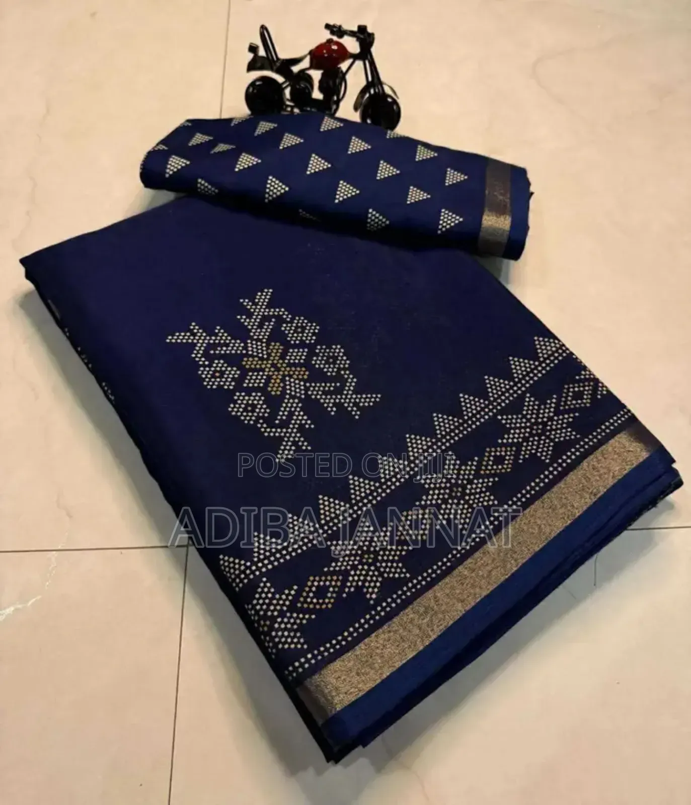 Chanderi Silk With Digital Print Saree and Blouse