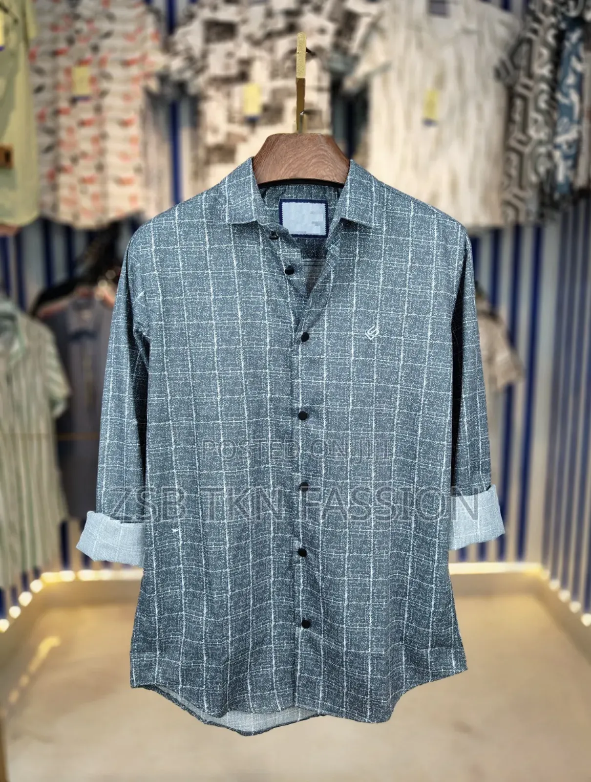 Full Sleeve Digital Print Shirt Footton
-Accurate Size Mea