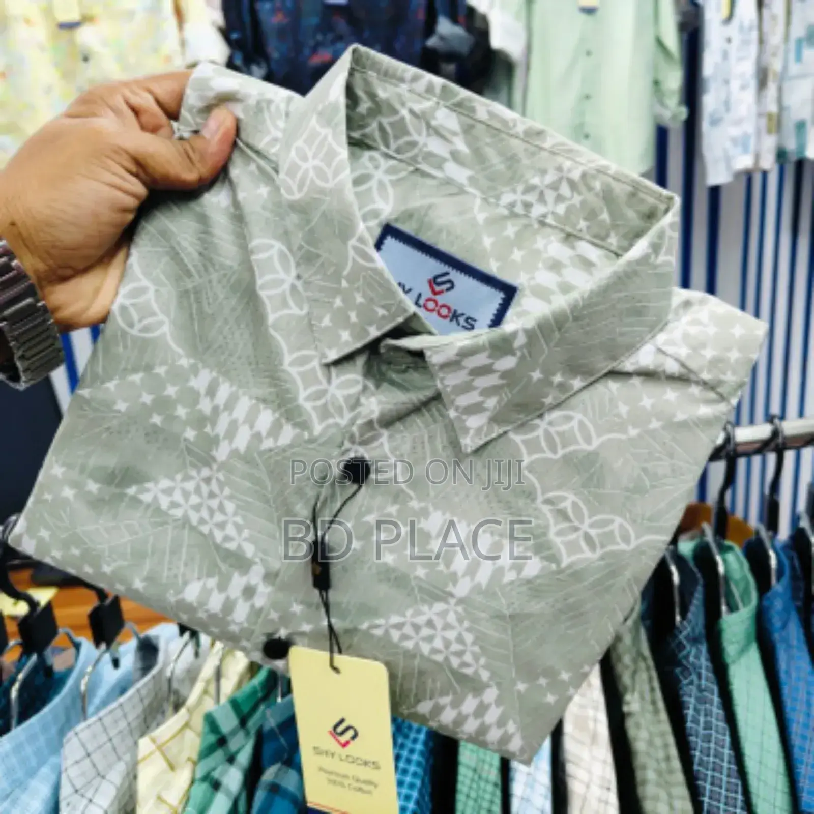 Pure Cotton Full Sleeve Print Shirt for Men's