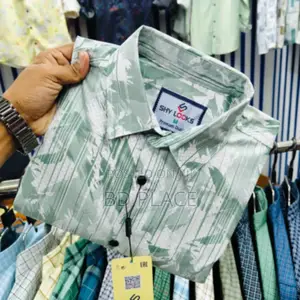 Pure Cotton Full Sleeve Print Shirt for Men's