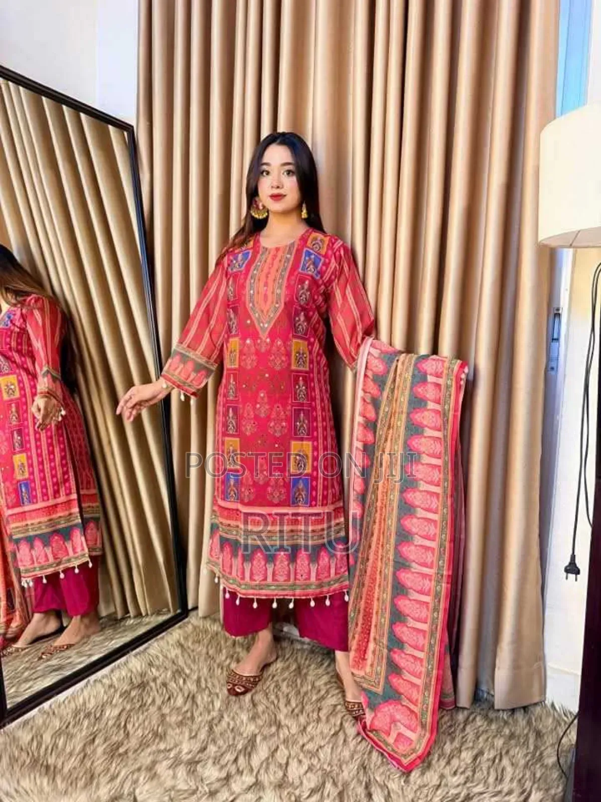 Georgette Readymade Three Piece