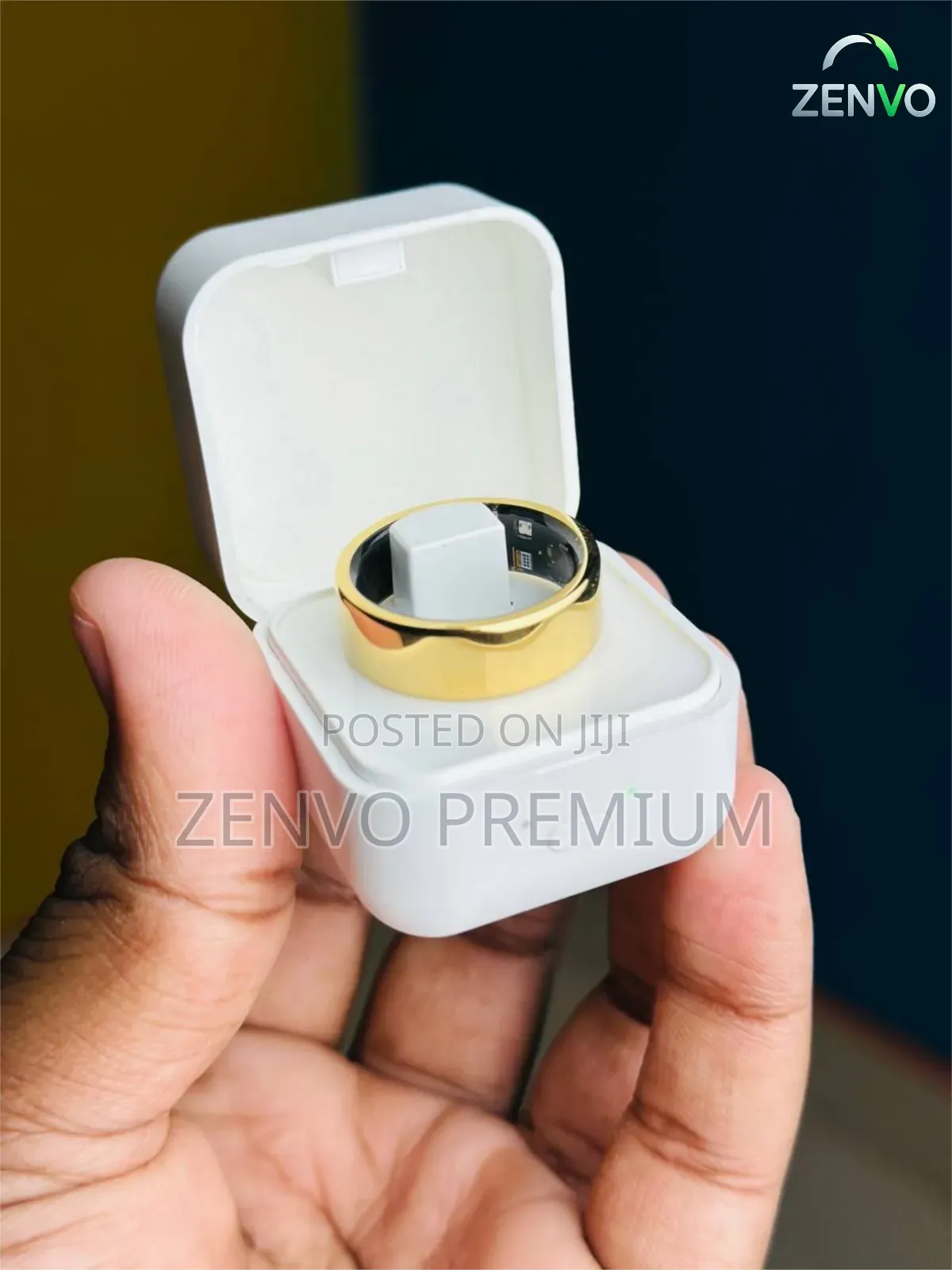 Smart Finger Ring for Fitness Tracking – With Charging Case