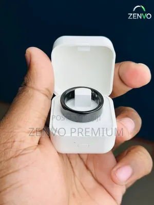 Smart Finger Ring for Fitness Tracking – With Charging Case