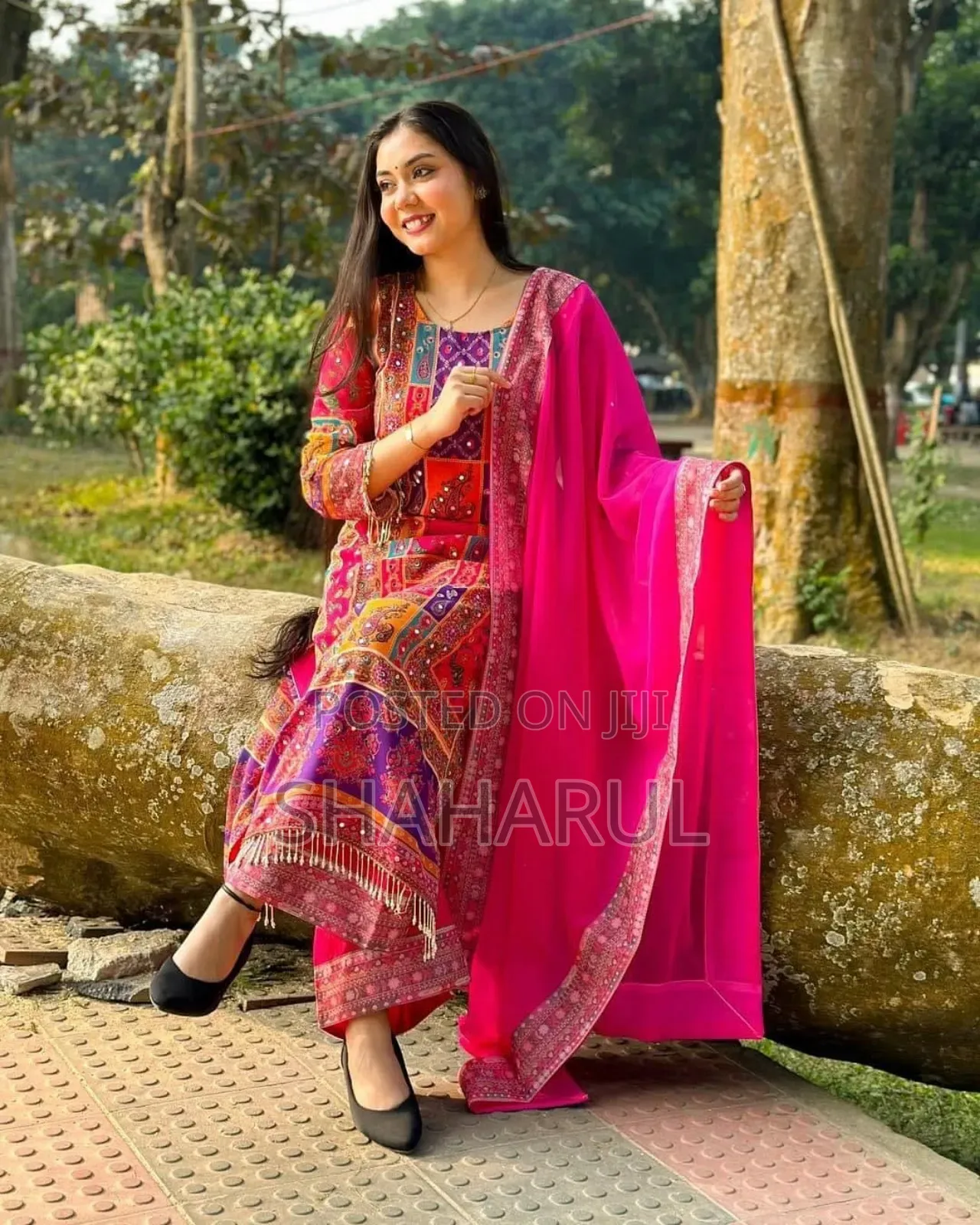 Georgette Readymade Three Piece