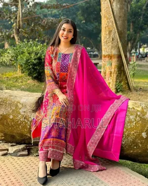 Georgette Readymade Three Piece