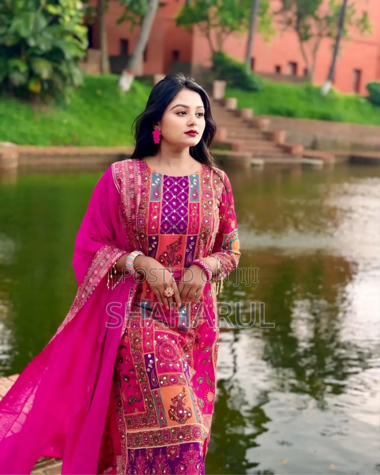 Georgette Readymade Three Piece