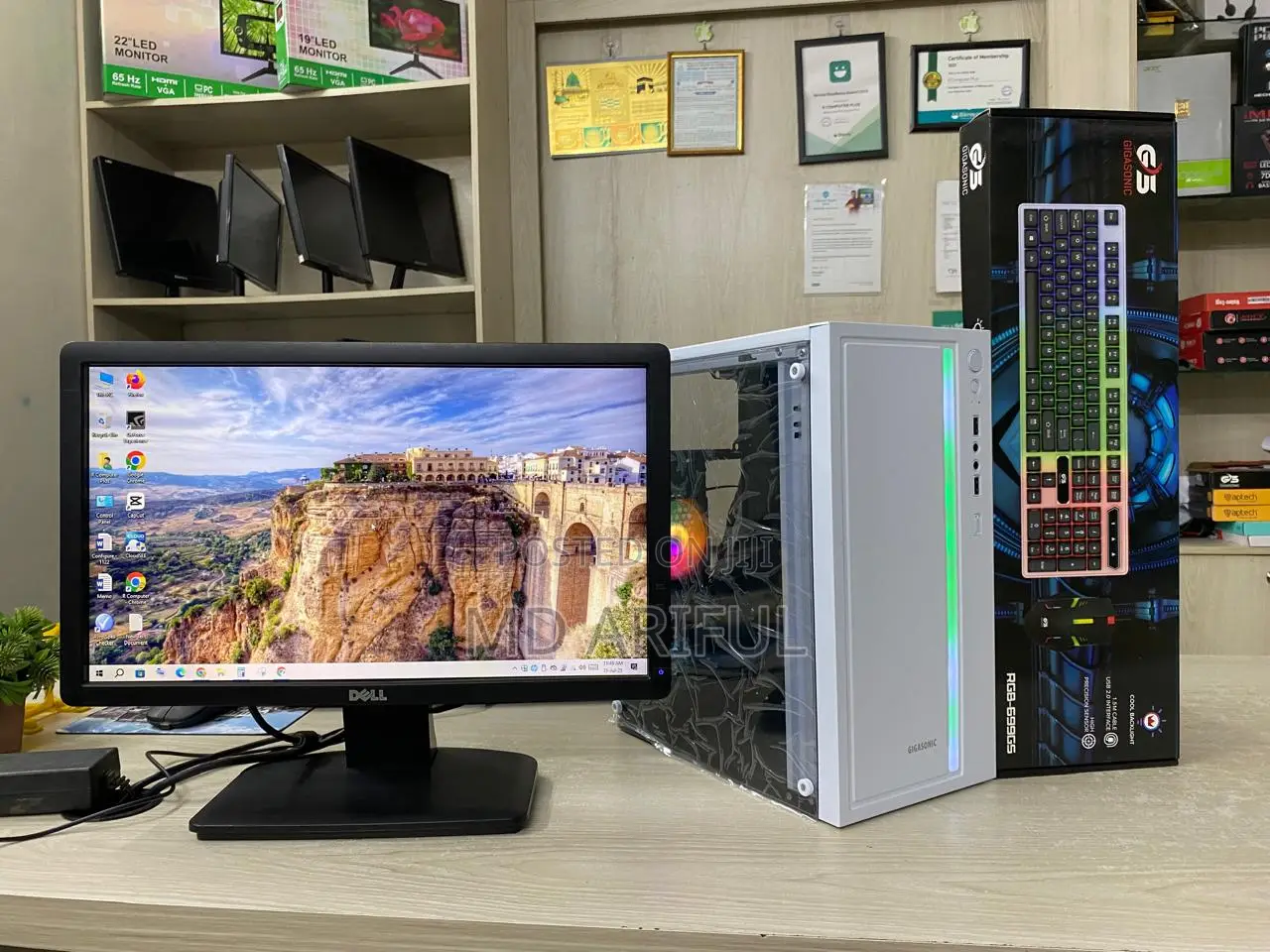 New Desktop Computer 8GB Intel Core I3 SSD 256GB