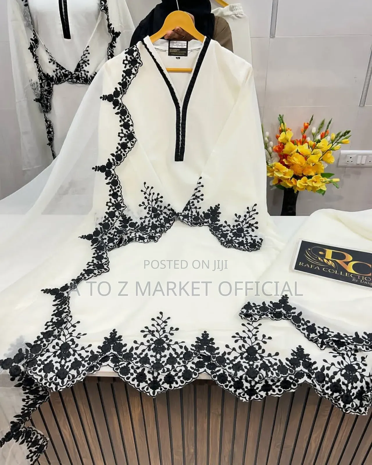 Embroidery Cotton Three Piece