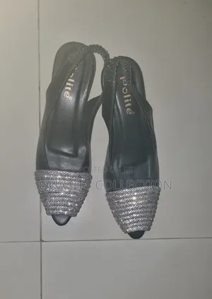 Photo - Elegant Black Heels With Glittery Font– Perfect for Party