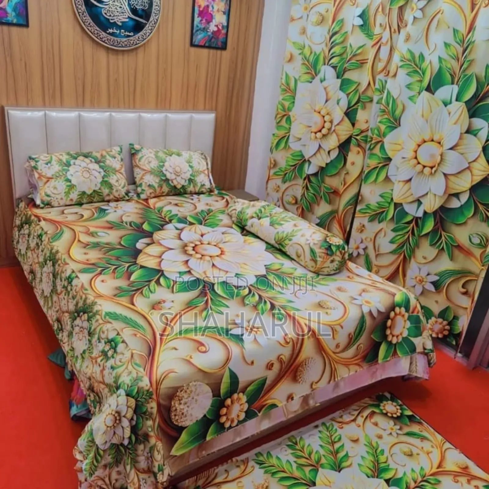 Primium 3d Bedsheet Four Piece Set