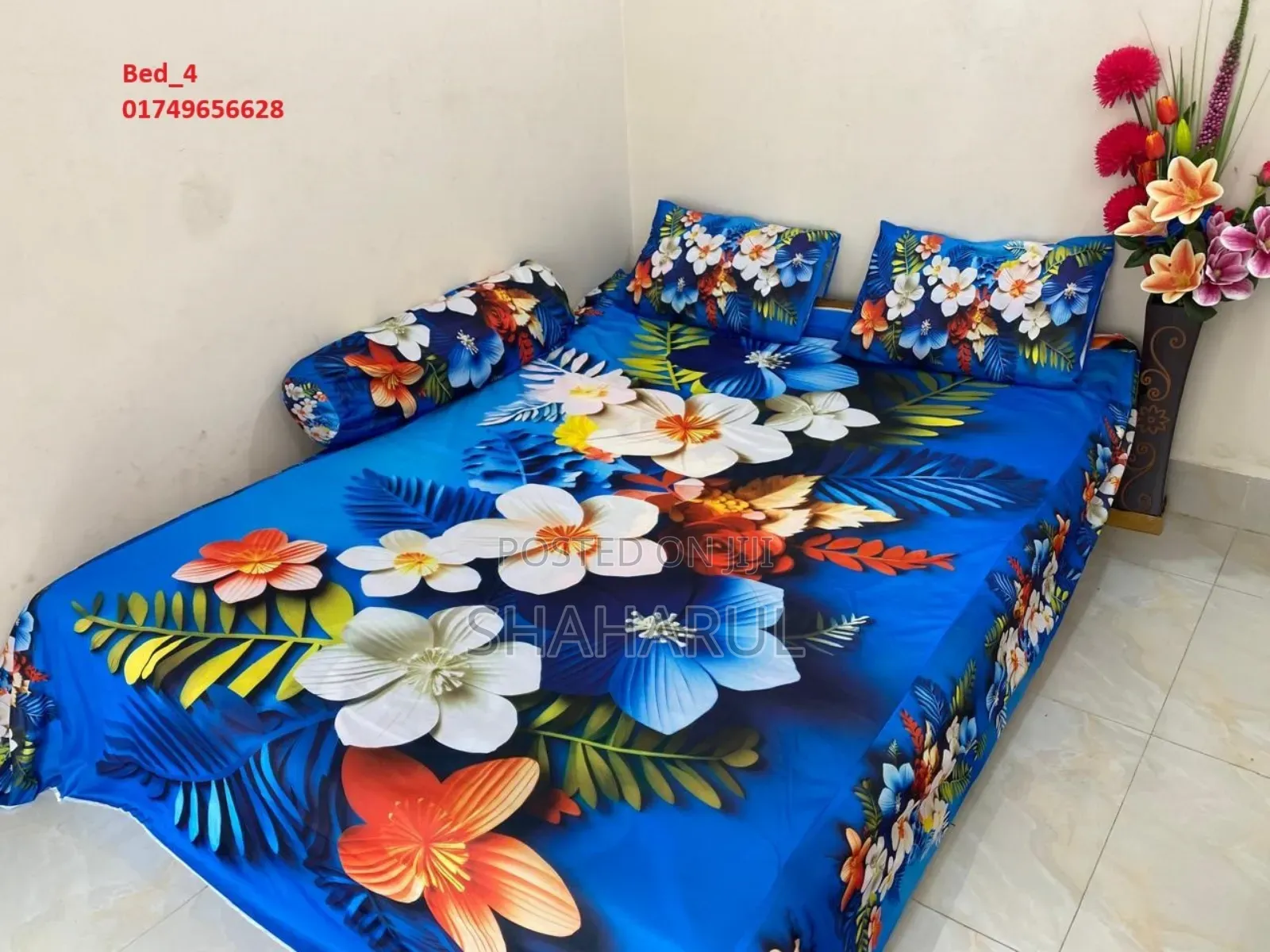 Primium 3d Bedsheet Four Piece Set