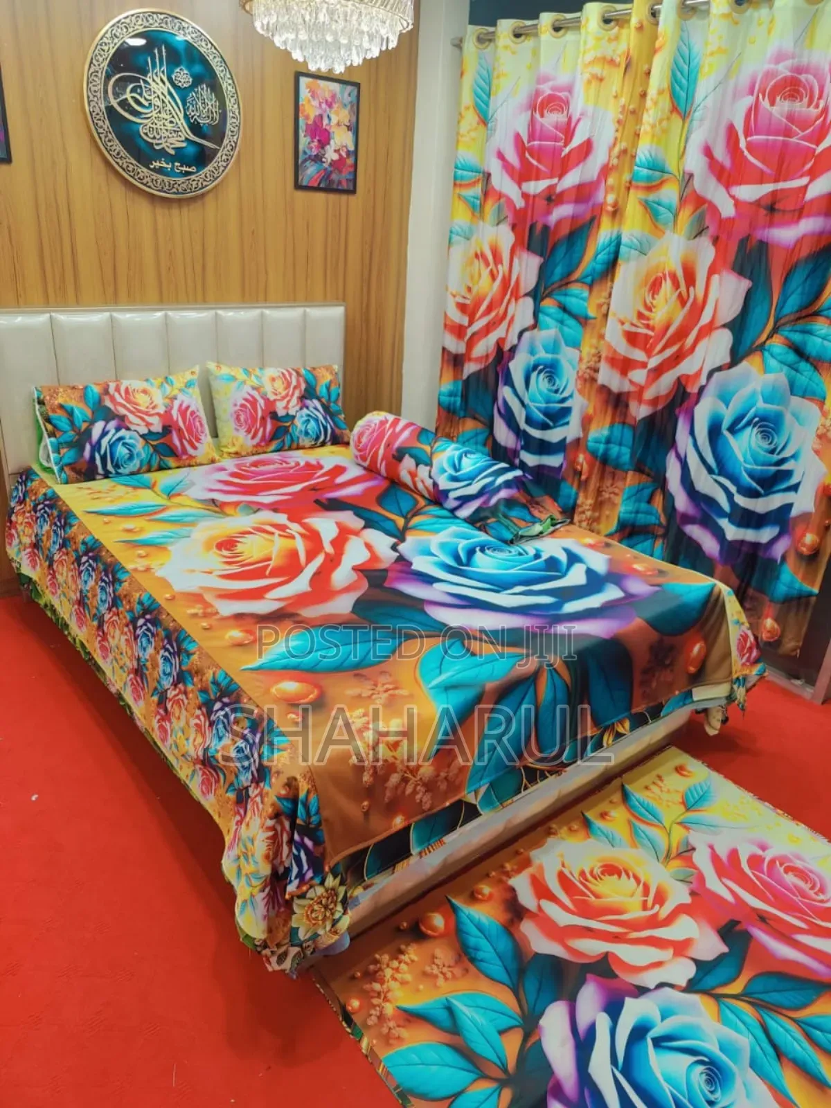 Primium 3d Bedsheet Four Piece Set