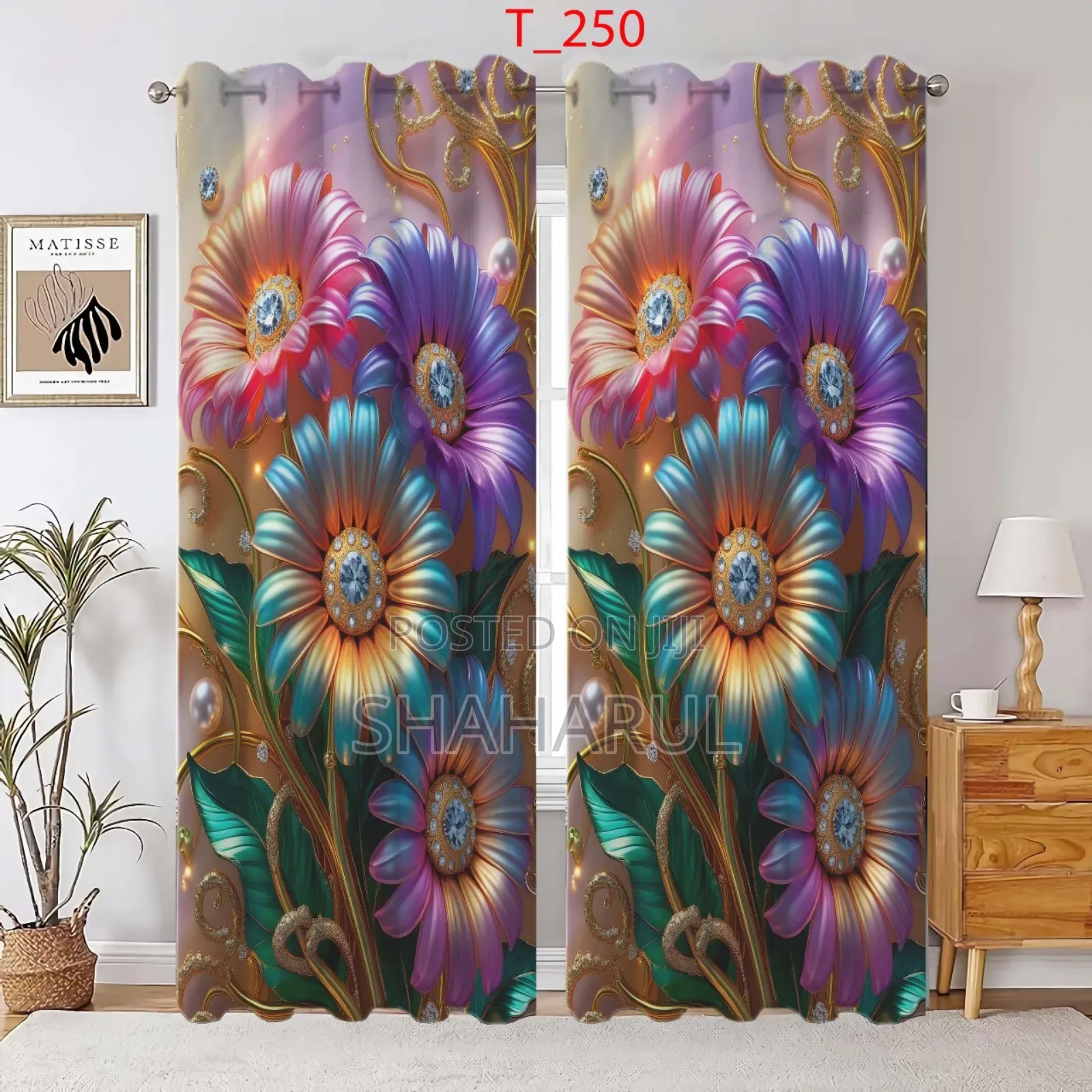 3d Print Premium Curtains (2 Piece)
