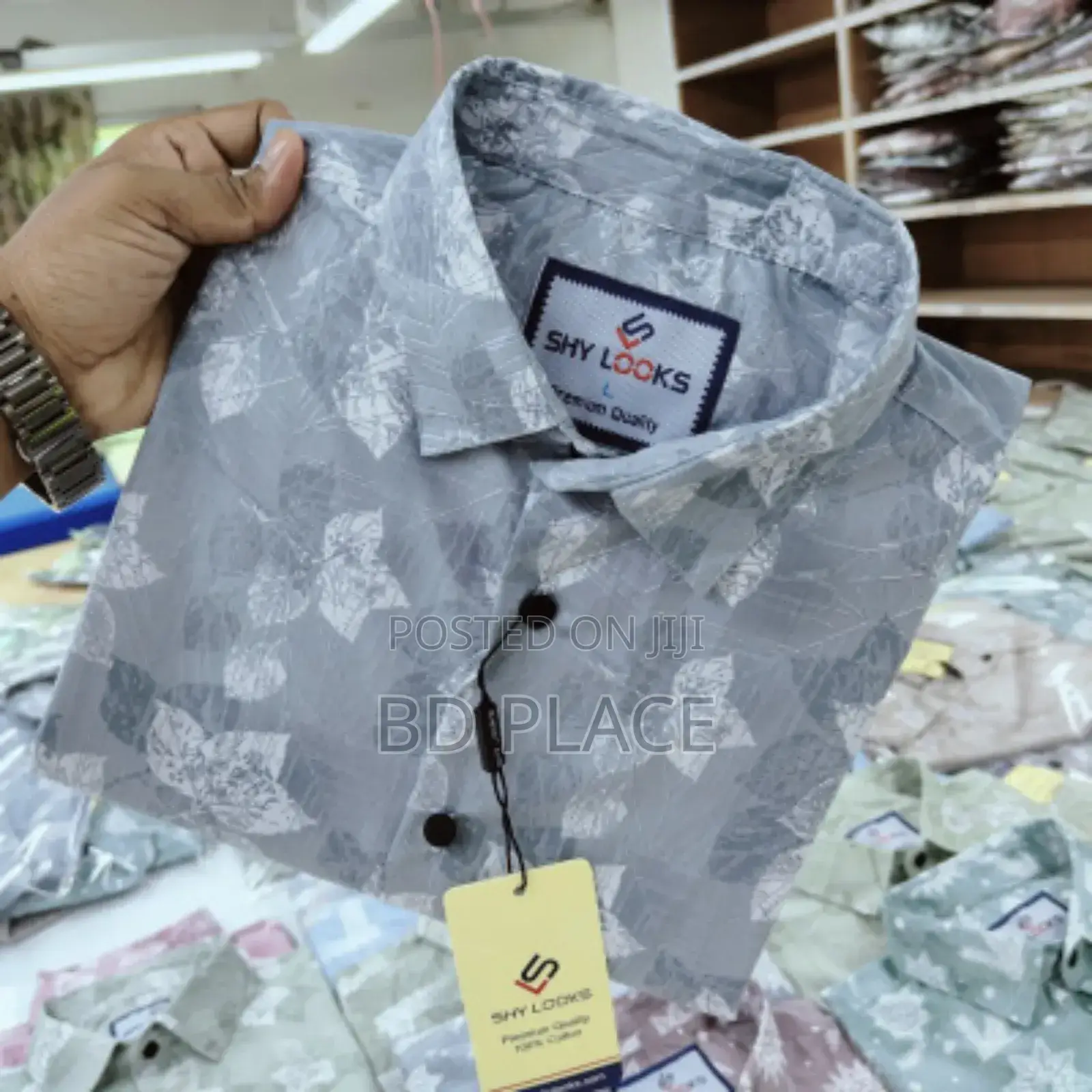 Pure Cotton Full Sleeve Print Shirt for Men's