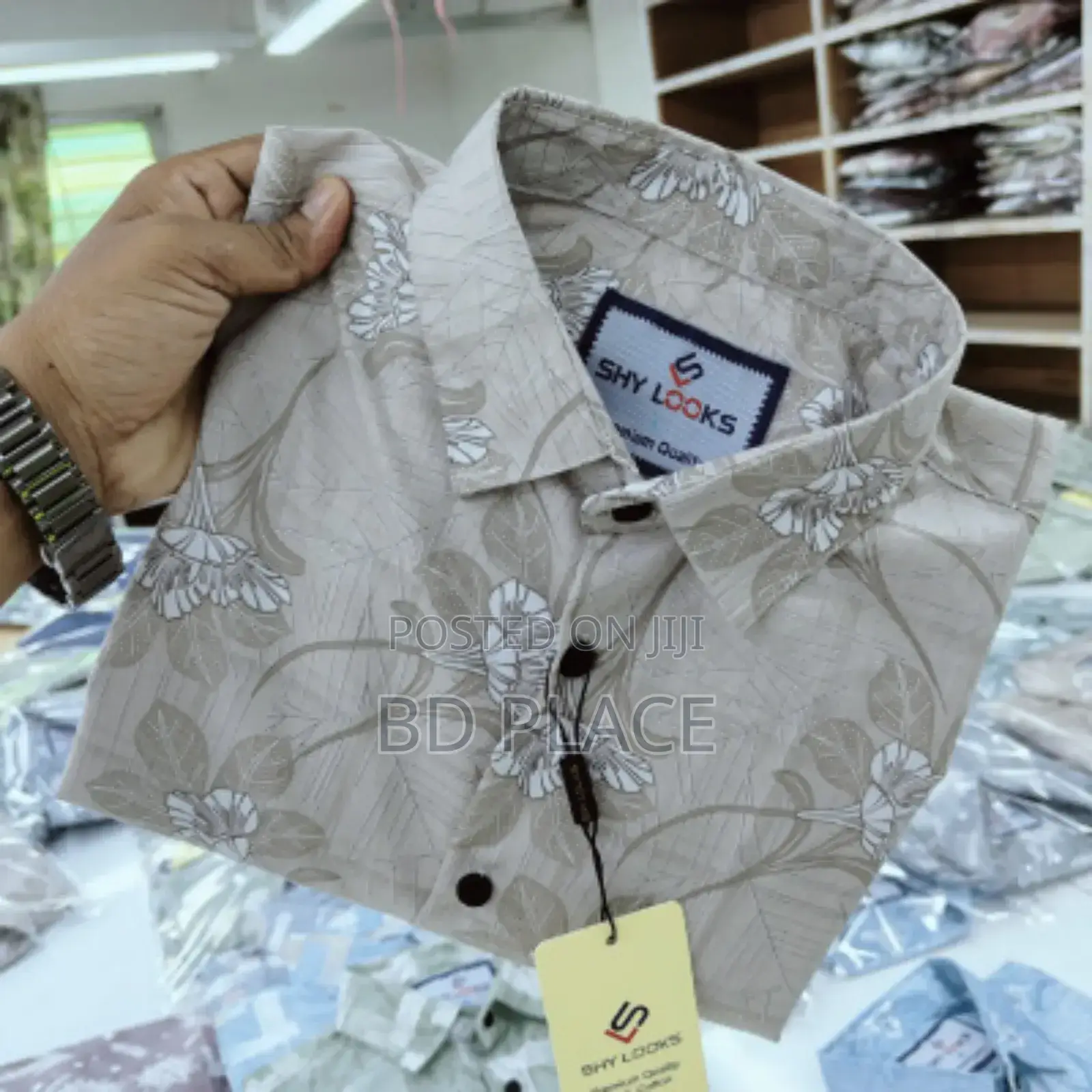 Pure Cotton Full Sleeve Print Shirt for Men's