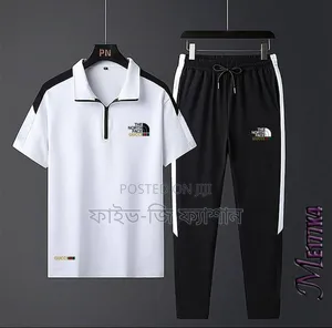 Photo - Trendy Mash T-Shirt Trouser Combo for Gents