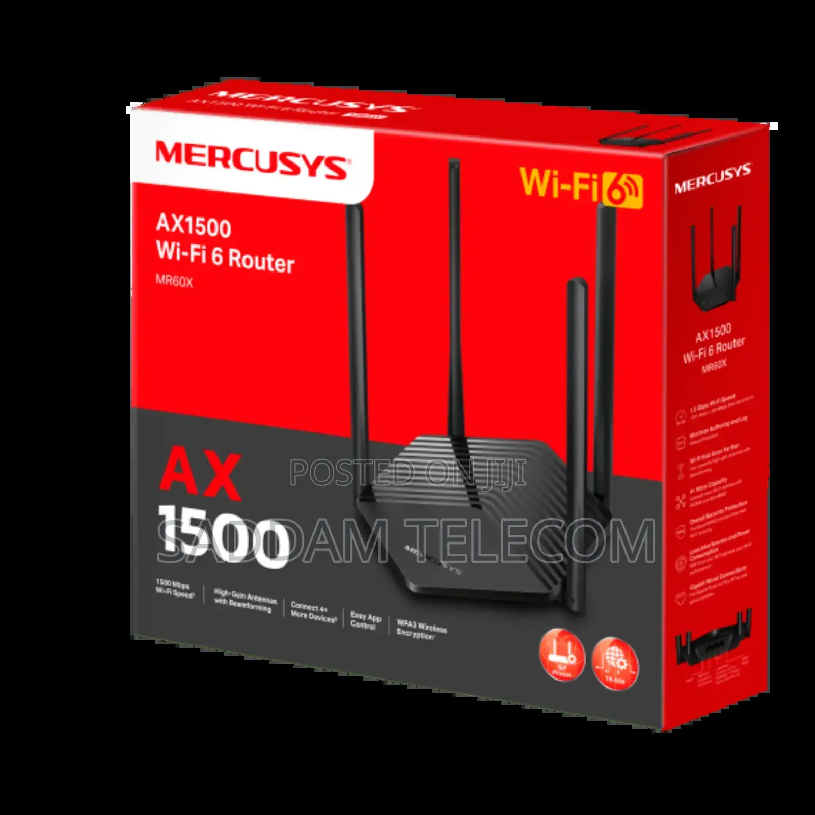 Mercusys Mr60x Ax1500 Wifi 6 Router