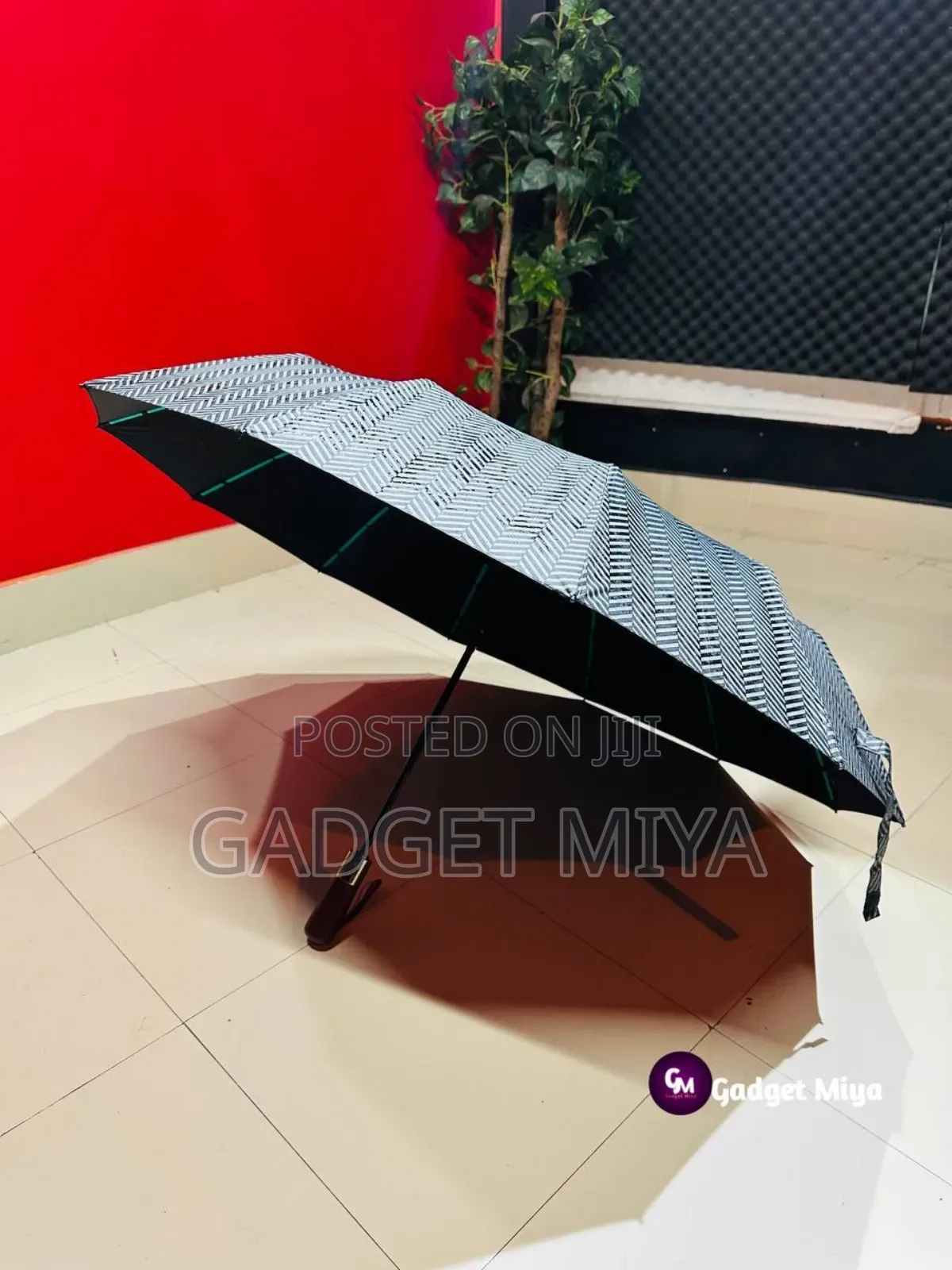 Premium 12-Ribs Automatic Open/Close Wood Handle Umbrella