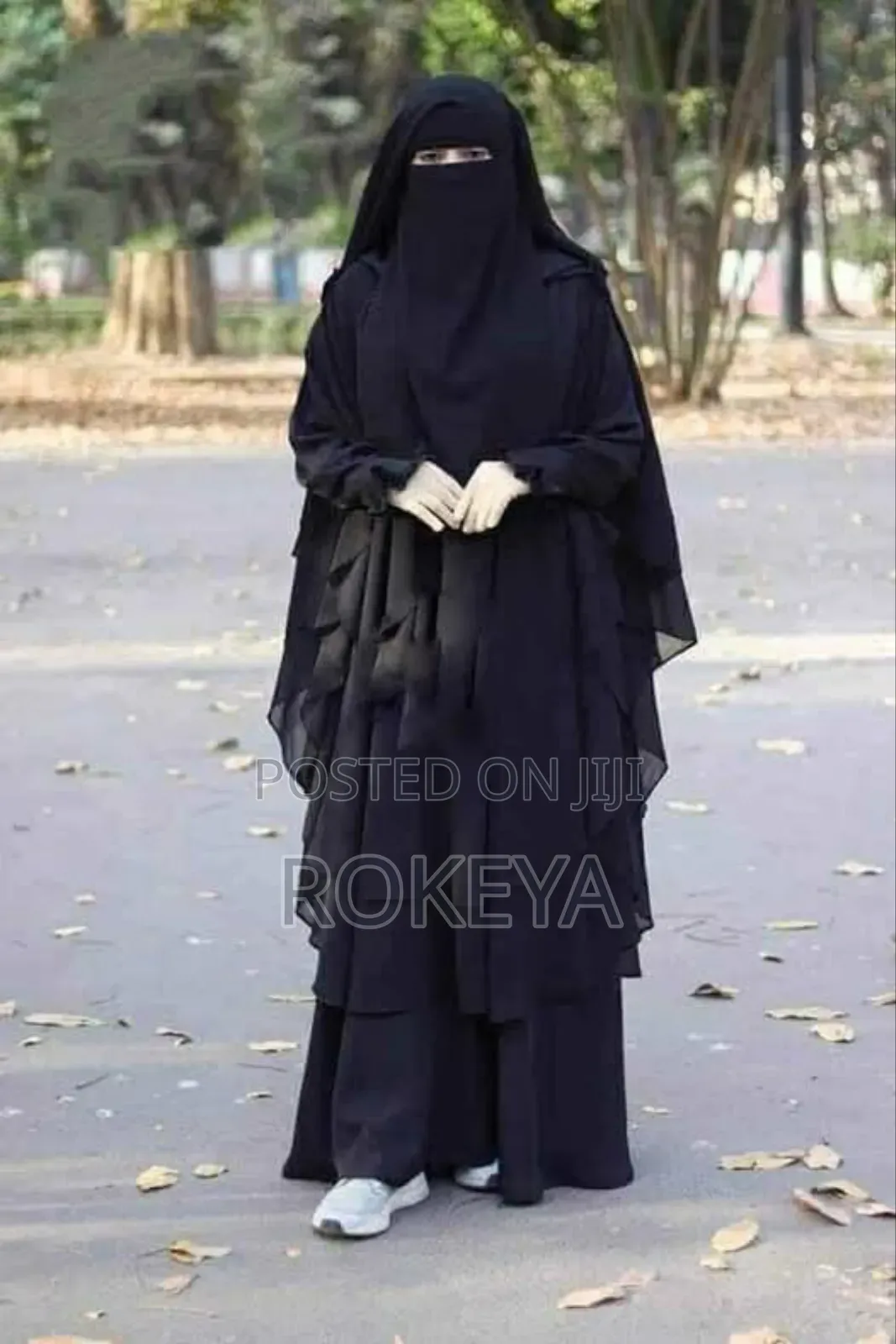 Borka Dubai Cherry With Hijab