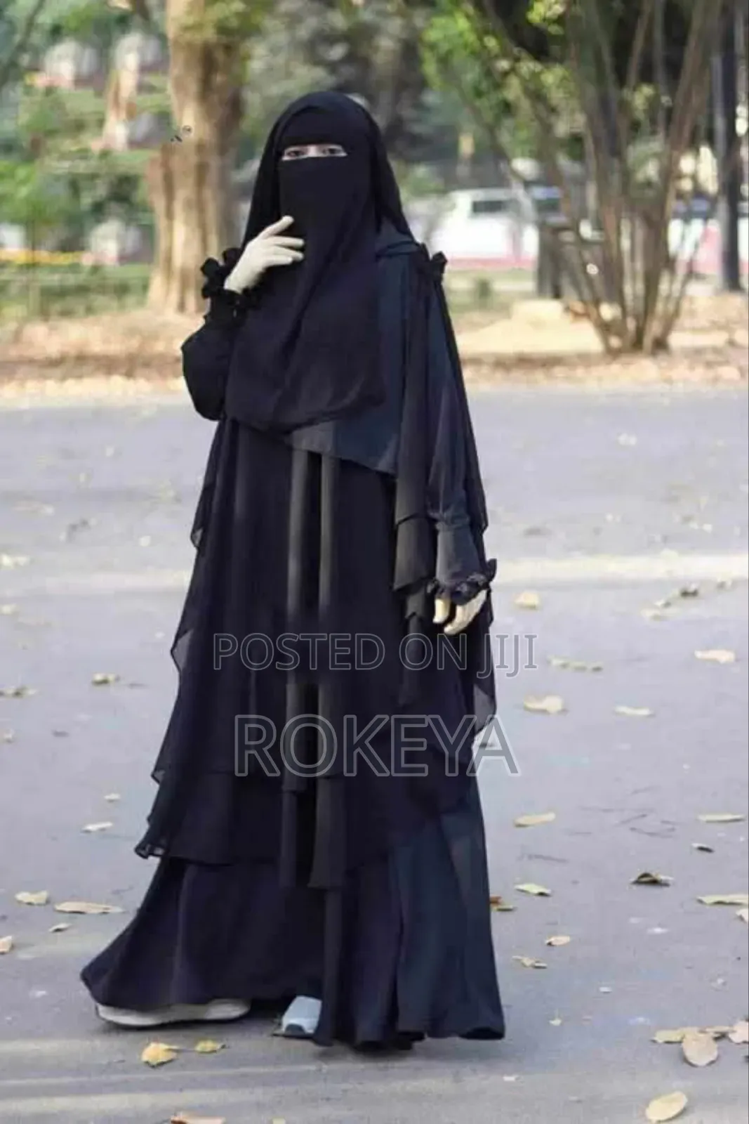 Borka Dubai Cherry With Hijab