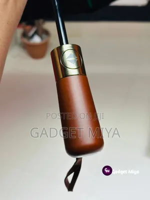 Premium 12-Ribs Automatic Open/Close Wood Handle Umbrella