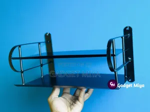 Metal Router Stand – Black