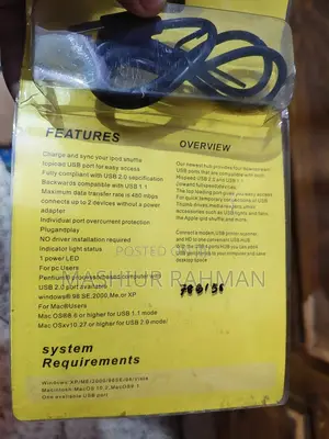 4-Port Usb 2.0 Hub With Topload Port – Plug Play