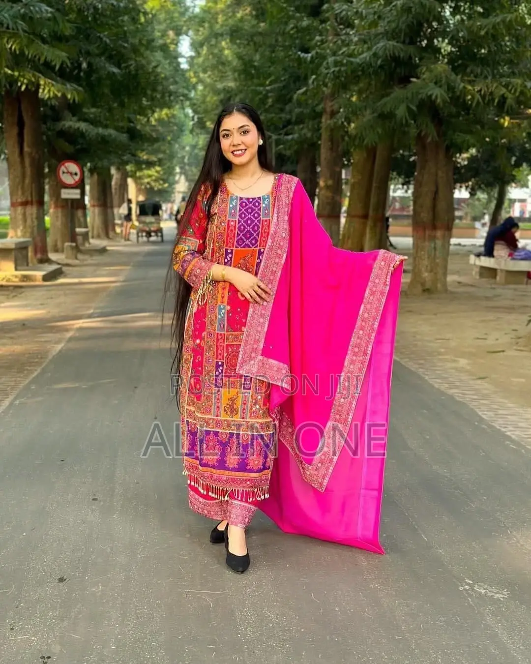 Georgette Readymade Three Piece