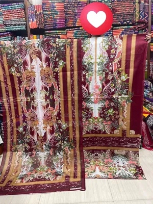 Digital Print Cotton Three Piece Collection