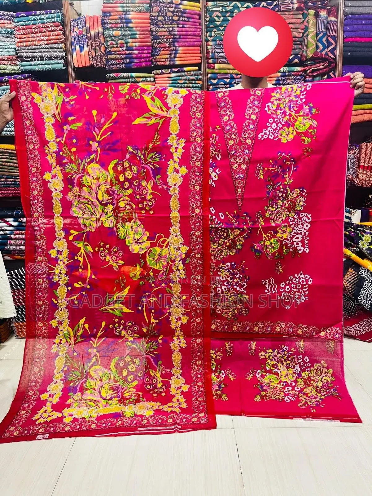 Digital Print Cotton Three Piece Collection