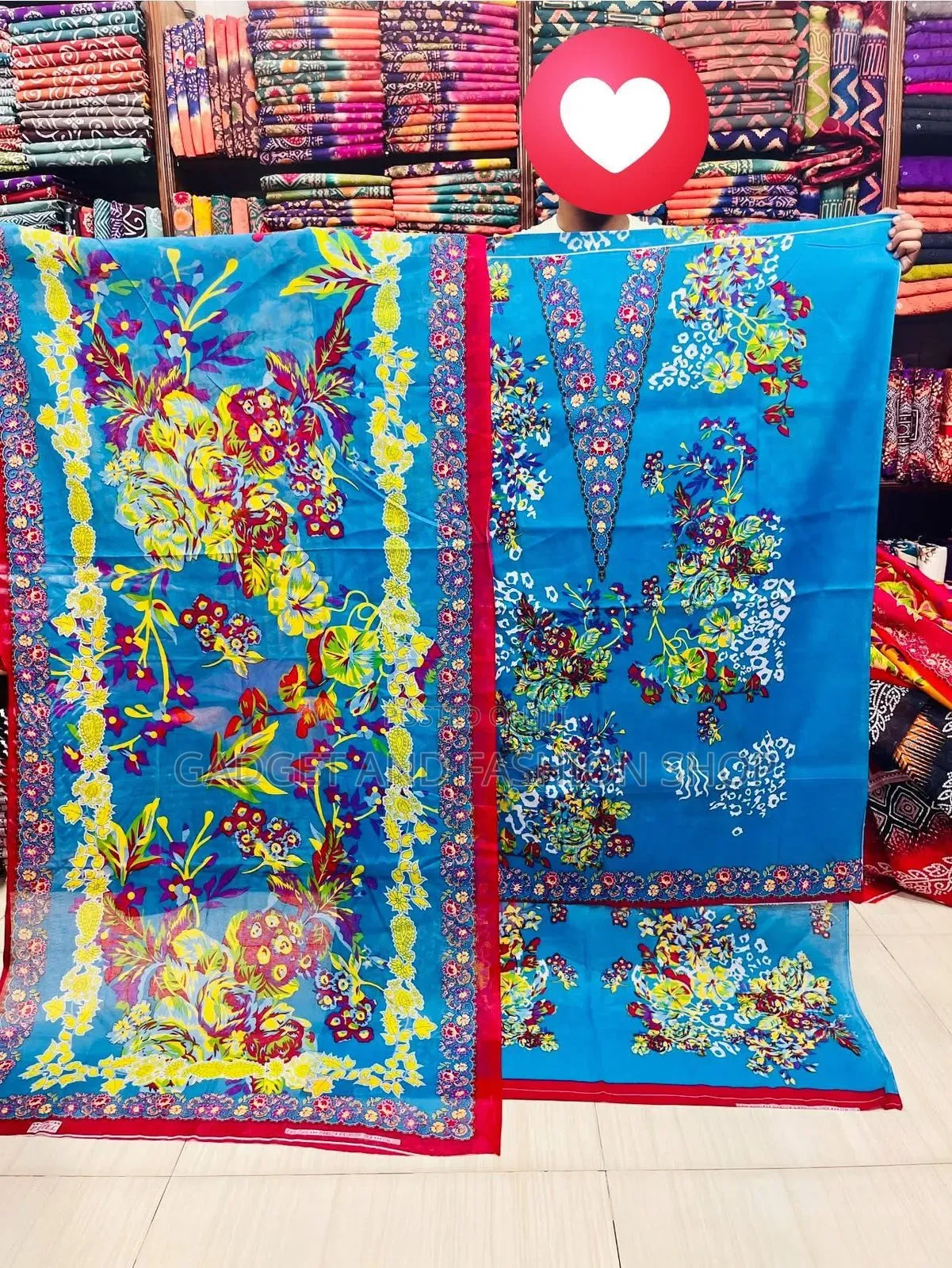 Digital Print Cotton Three Piece Collection