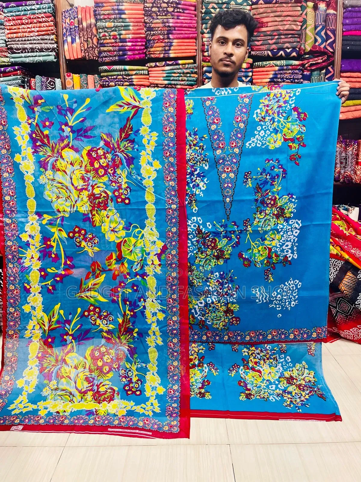 Digital Print Cotton Three Piece Collection