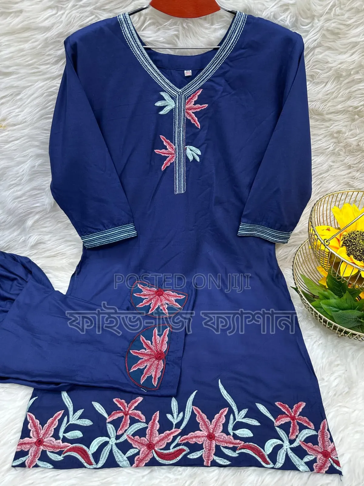 Embroidery Cotton Co-Ord Set