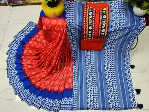 Photo - Sharee Panjabi Couple With Blouse