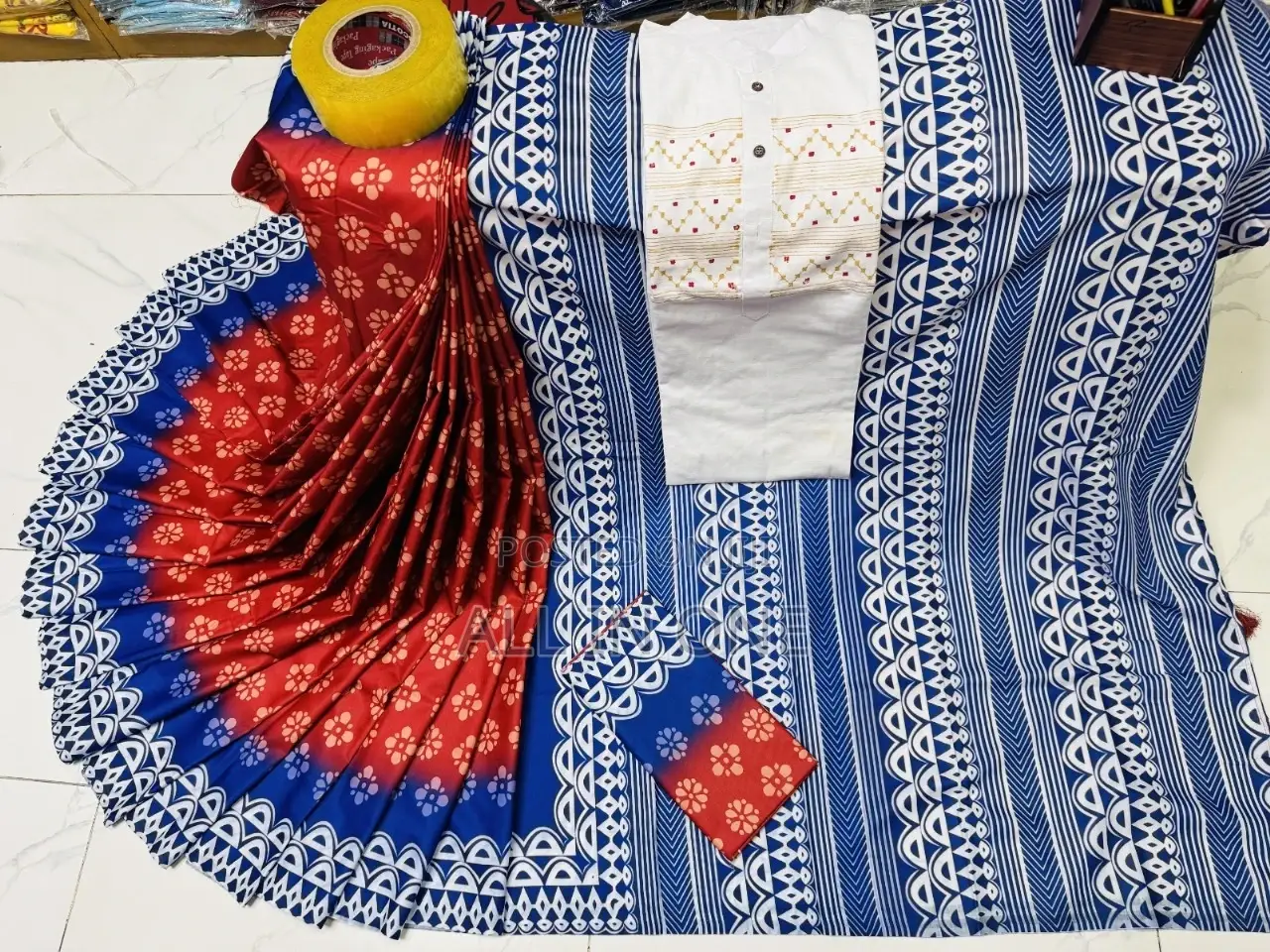 Sharee Panjabi Couple With Blouse