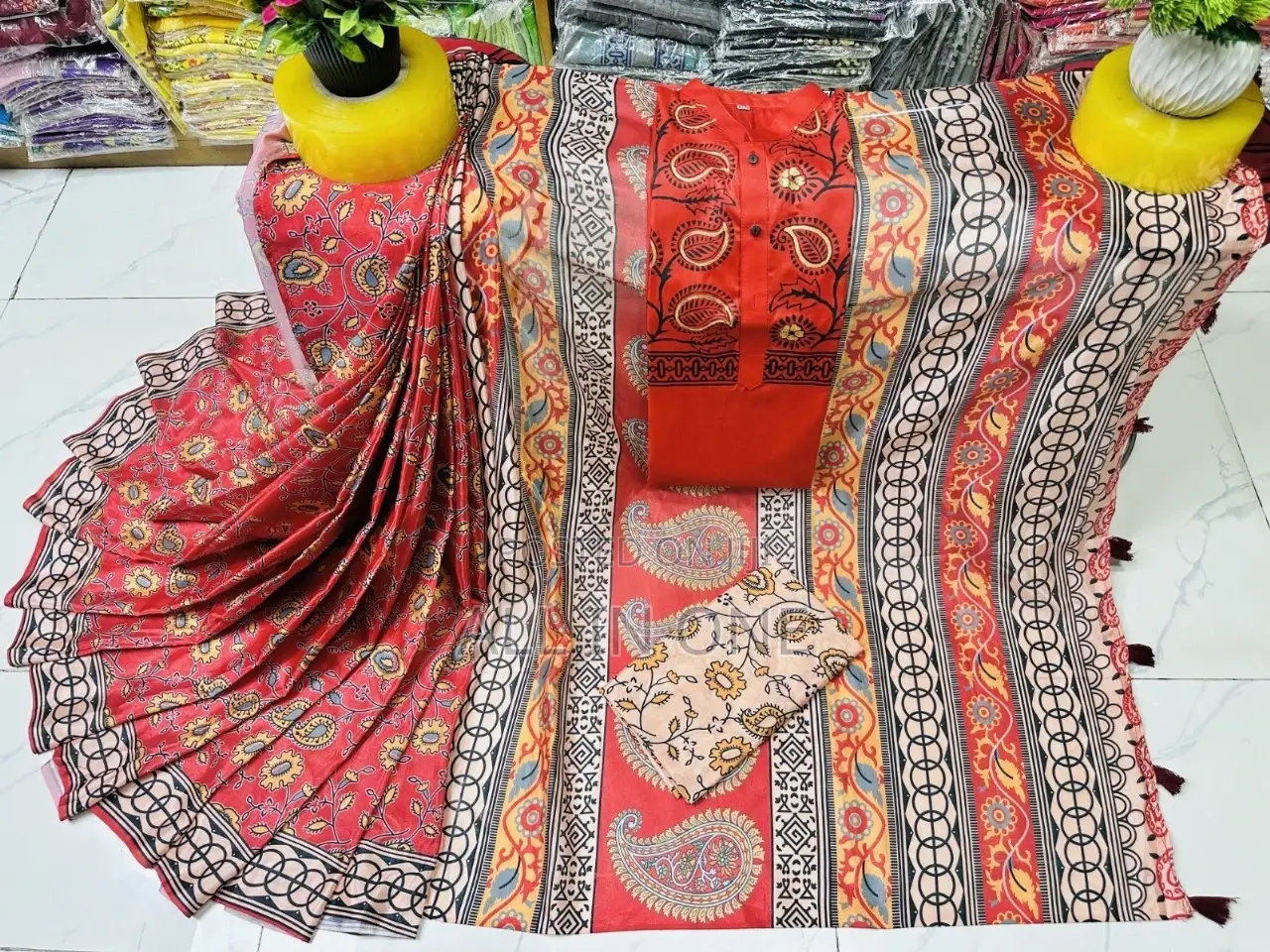 Sharee Panjabi Couple With Blouse Piece Update